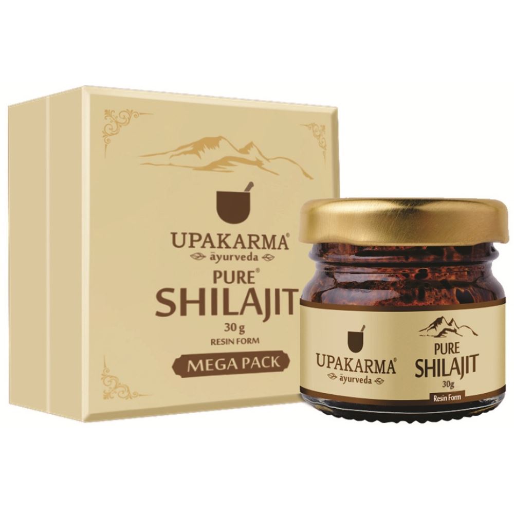 Upakarma Ayurveda Natural Pure Shilajit Shilajeet Resin Mega Pack