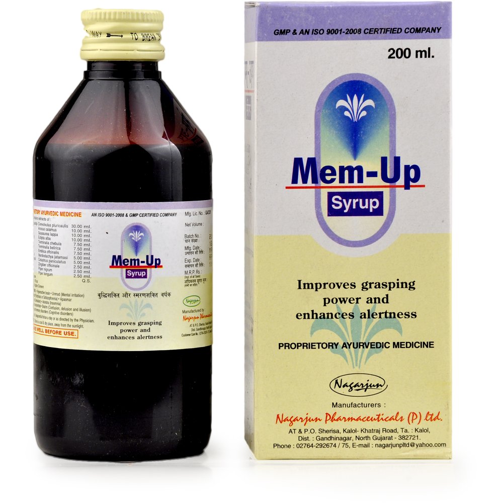 Nagarjun Mem-Up Syrup (200ml)