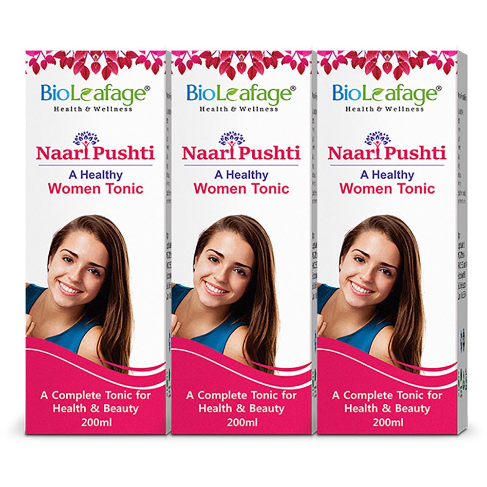 Bioleafage Naari Pushti Women Tonic (200ml, Pack of 3)