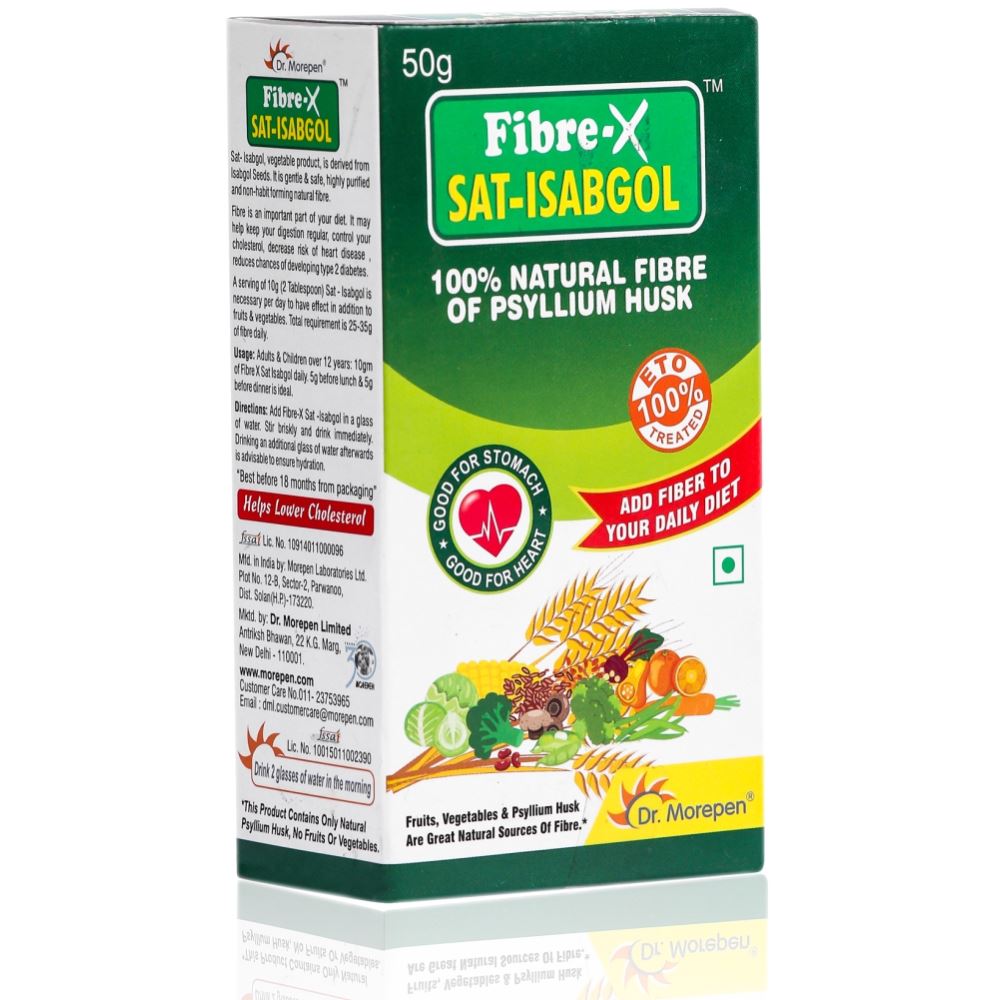 Dr. Morepen Fibre X Sat Isabgol Powder (50g)