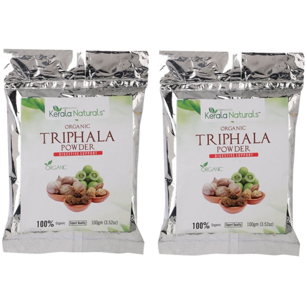 Kerala Naturals Organic Triphala Powder (100g, Pack of 2)