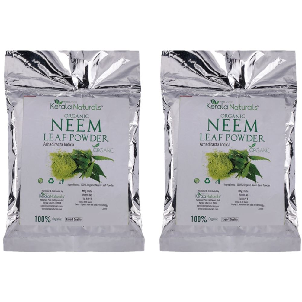 Kerala Naturals Organic Neem Leaf Powder (100g, Pack of 2)