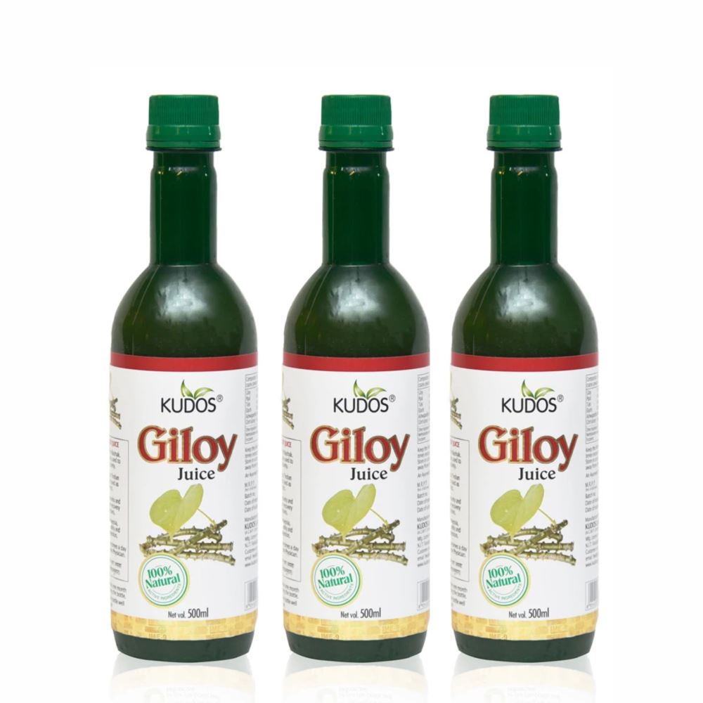 Kudos Giloy Ras (500ml, Pack of 3)