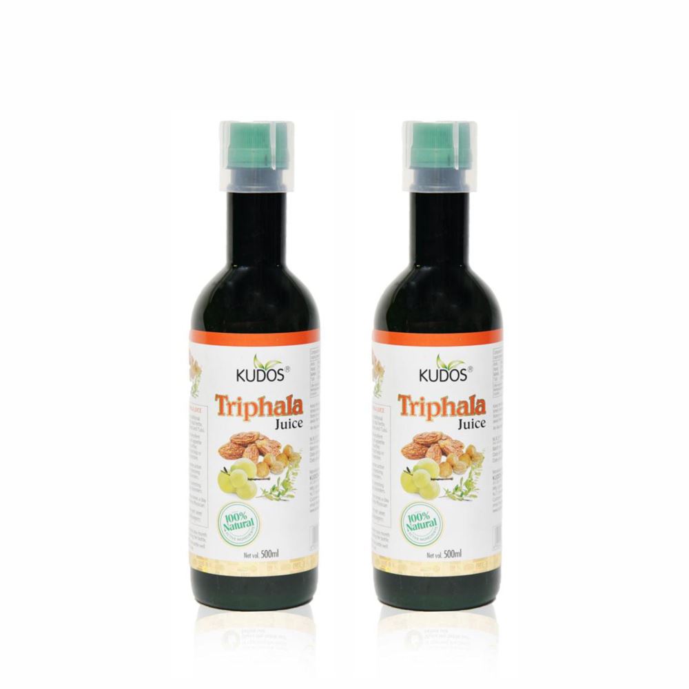 Kudos Triphala Ras (500ml, Pack of 2)