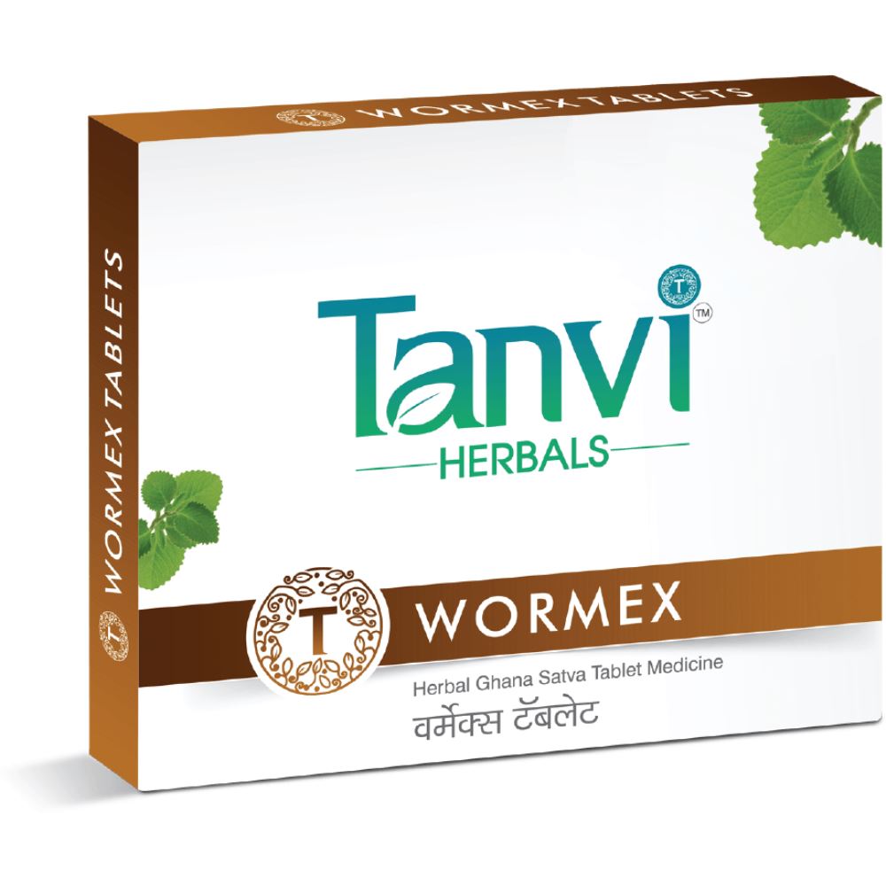 Tanvi Herbals Wormex Herbal Product (60tab)