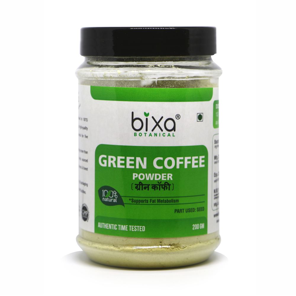 Bixa Botanical Green Coffee Beans Powder Coffea Robusta (200g)