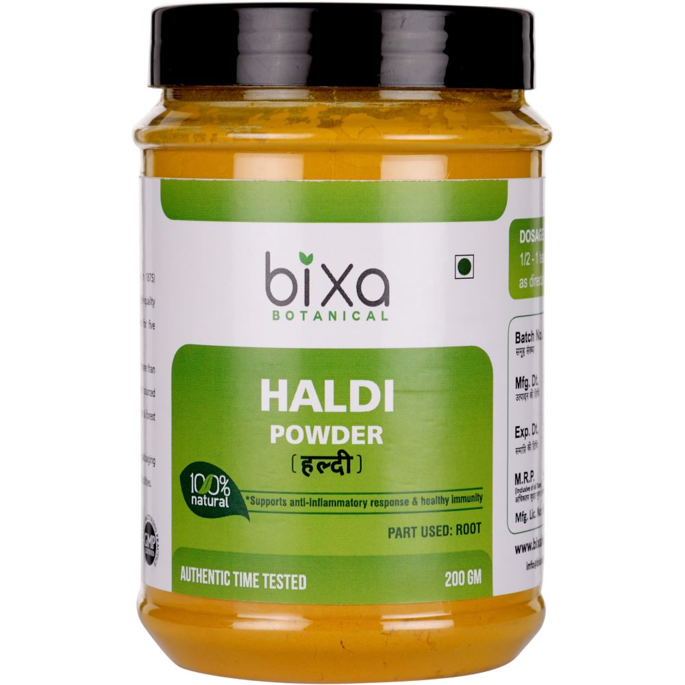 Bixa Botanical Haldi Powder Curcuma Longa (200g)