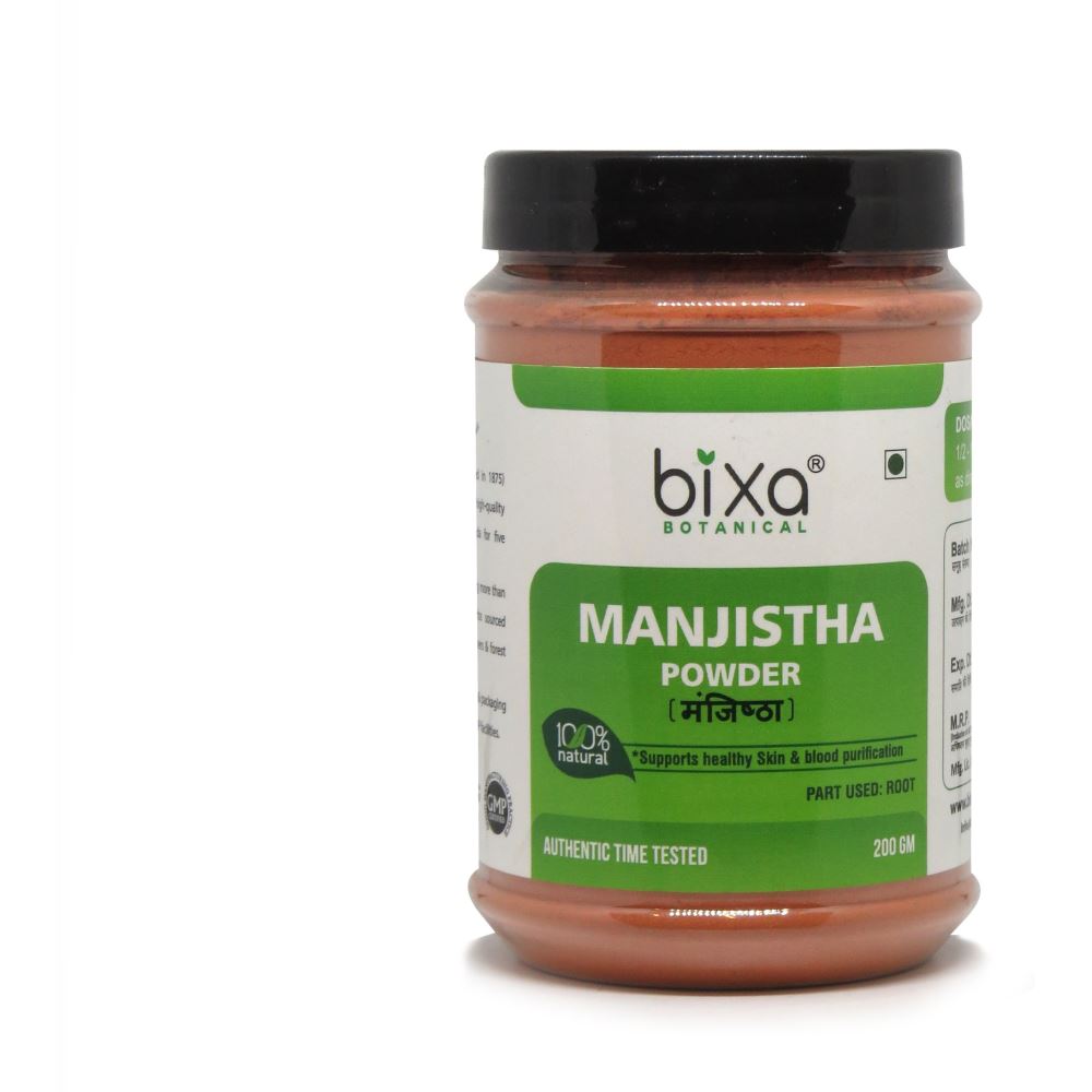 Bixa Botanical Manjistha Root Powder Rubia Cordifolia (200g)