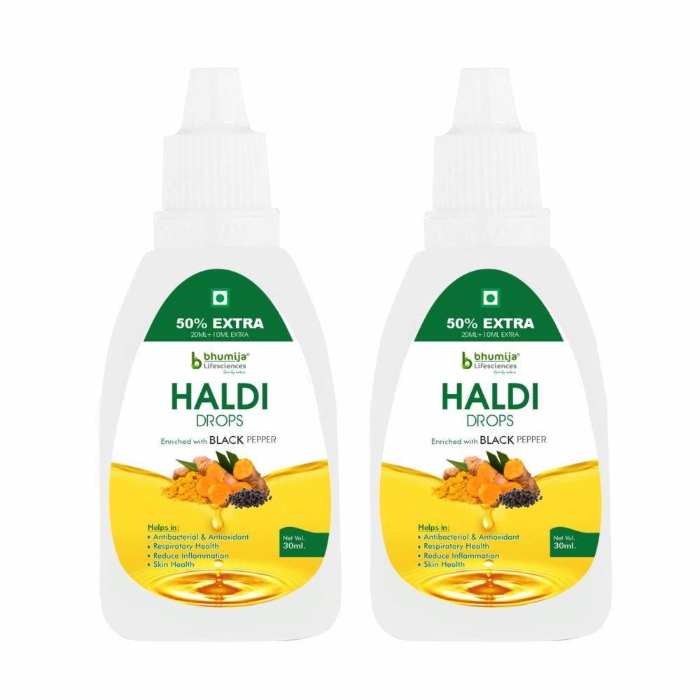 Bhumija Lifesciences Haldi Drops (30ml, Pack of 2)