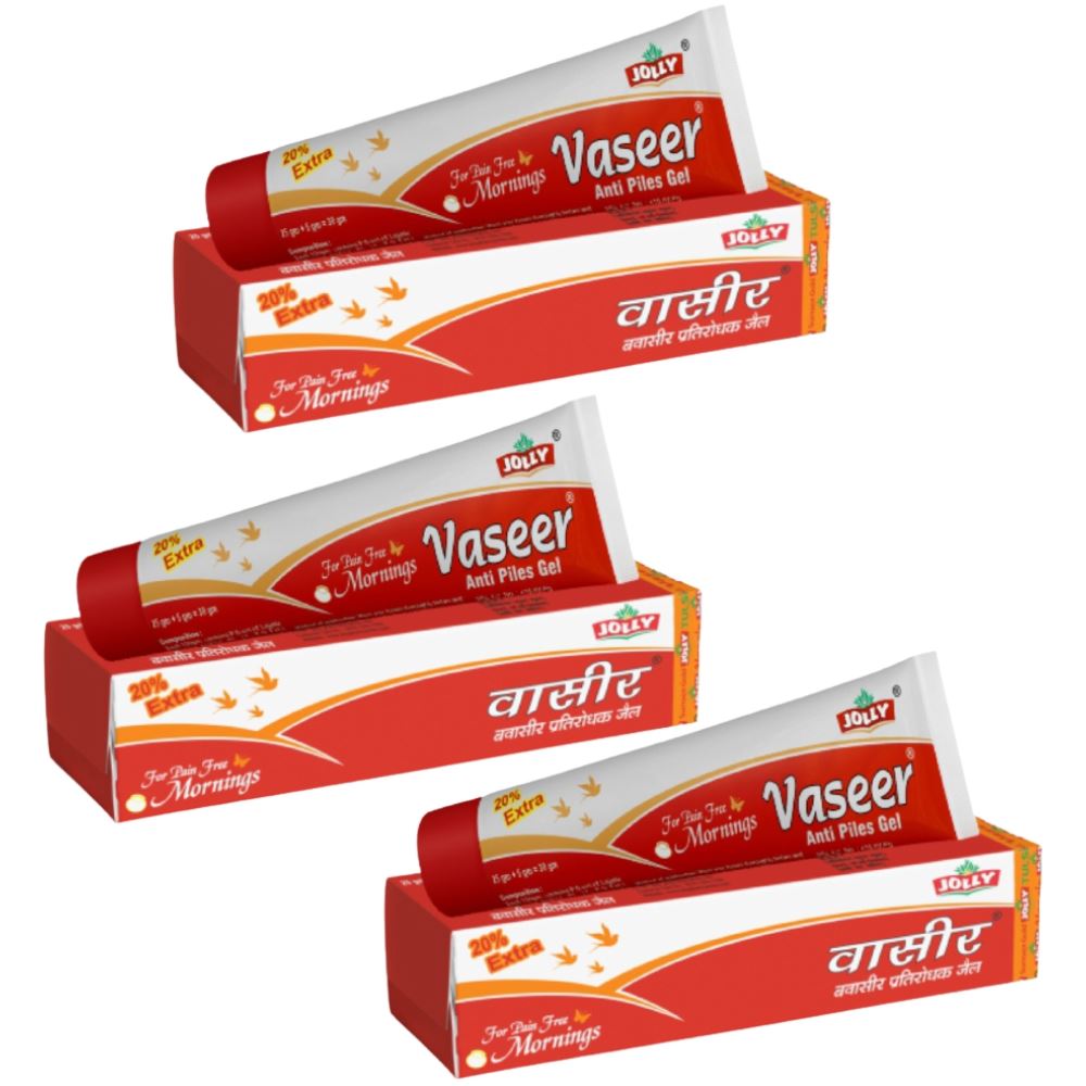 Jolly Vaseer Anti Piles Gel (30g, Pack of 3)