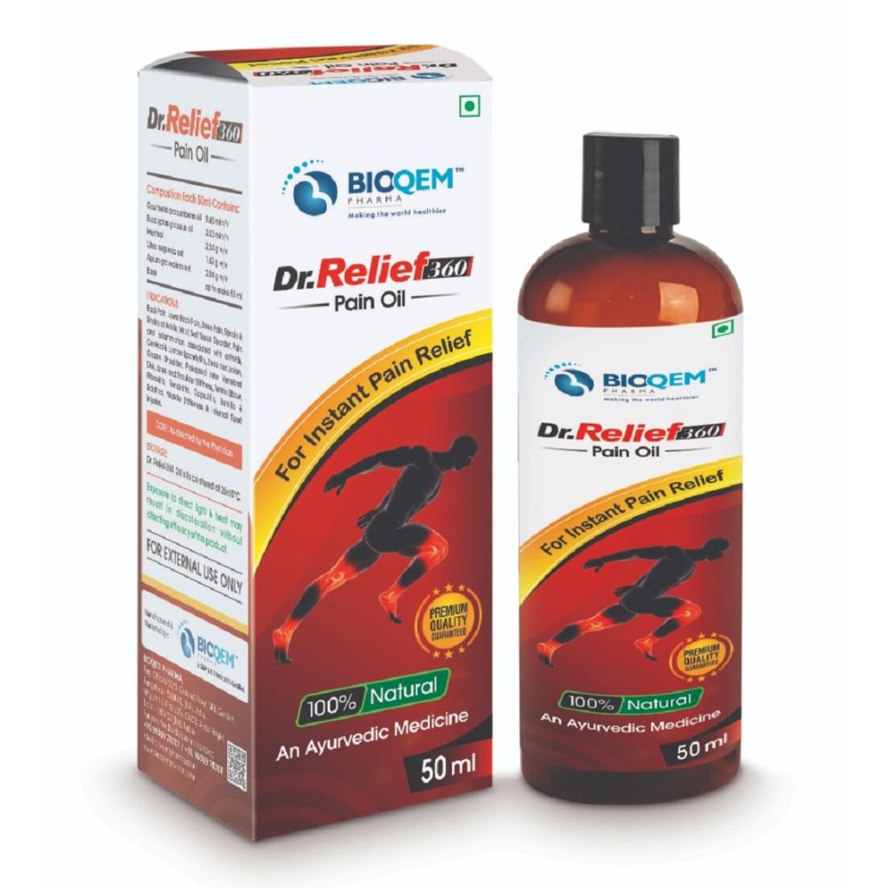 Bioqem Pharma Dr Relief 360 Pain Oil (50ml)