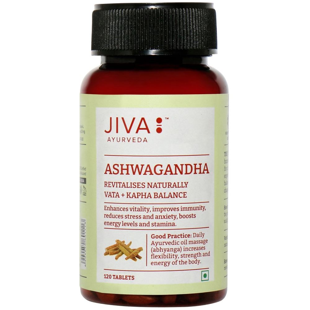 Jiva Ayurveda Ashwagandha Tablets (120tab)