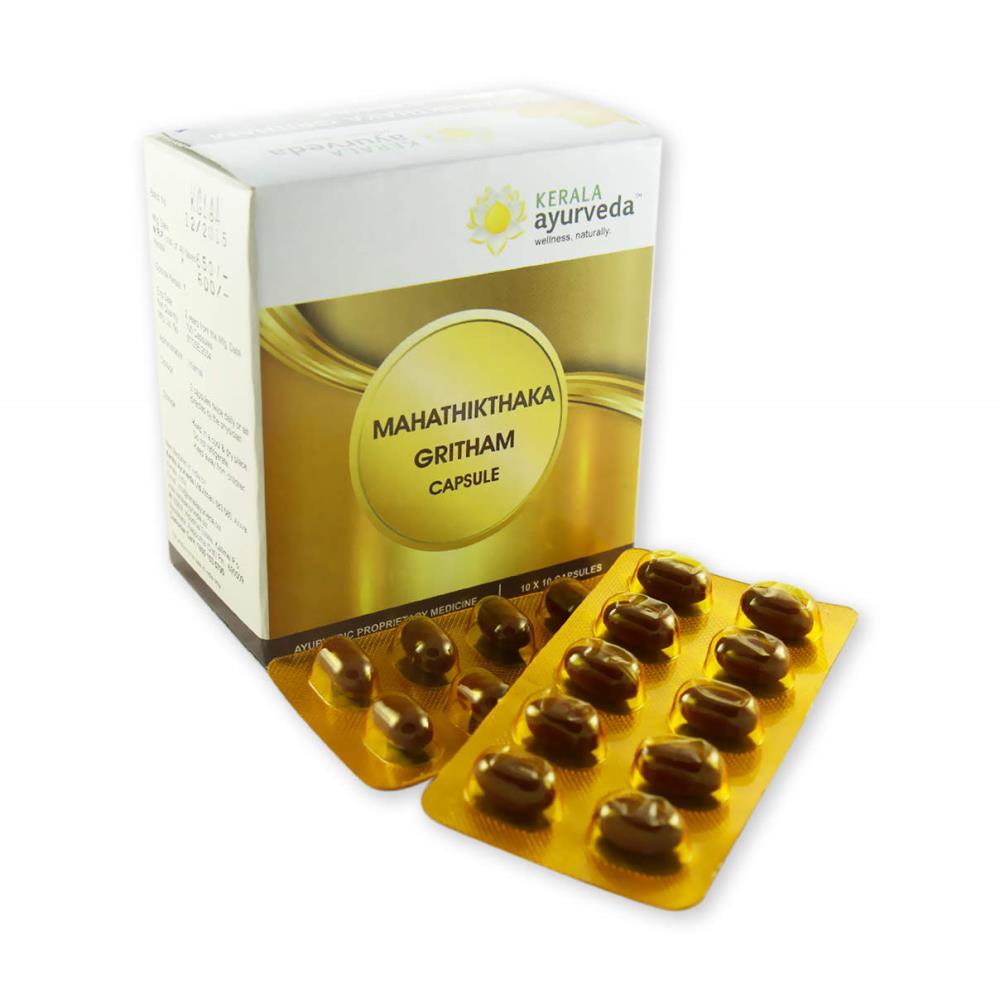 Kerala Ayurveda Mahathikthaka Gritham Capsule (100caps)