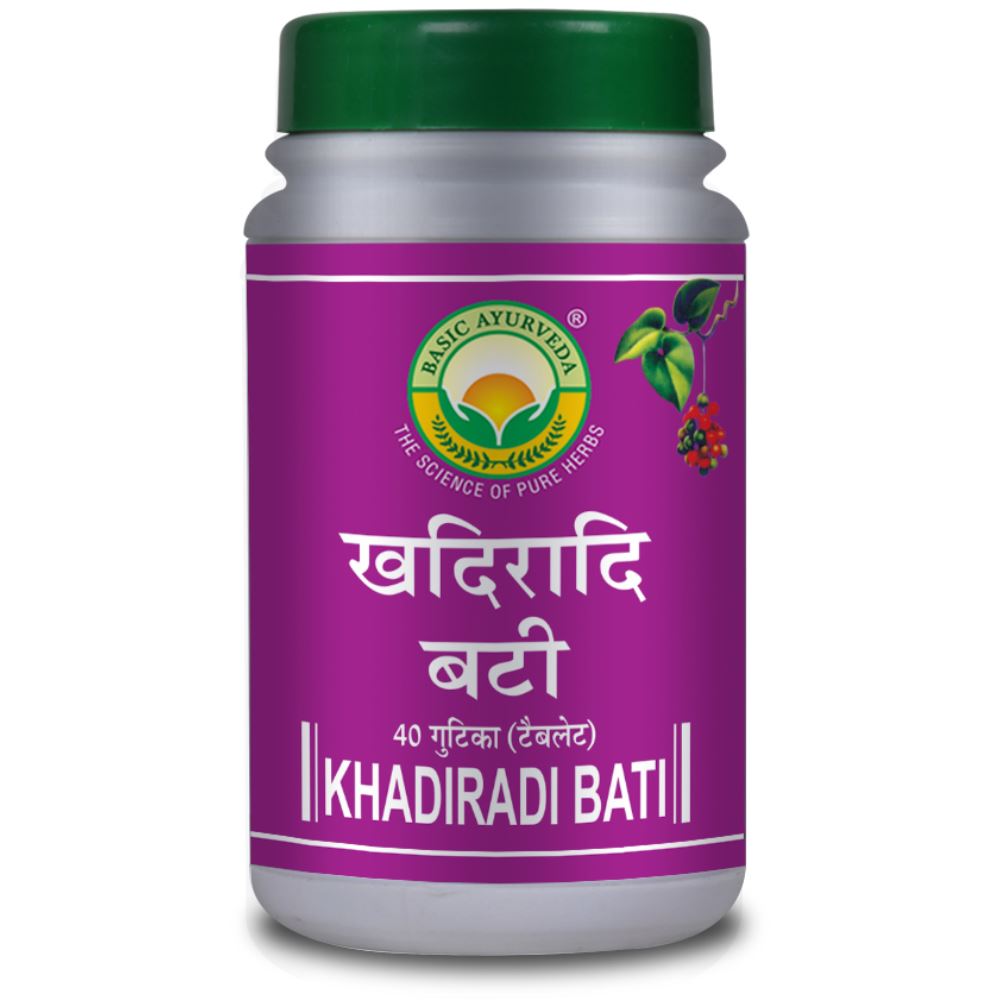 Basic Ayurveda Khadiradi Bati (40tab)