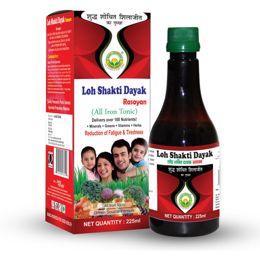 Basic Ayurveda Loh Shakti Dayak Rasayan (225ml)