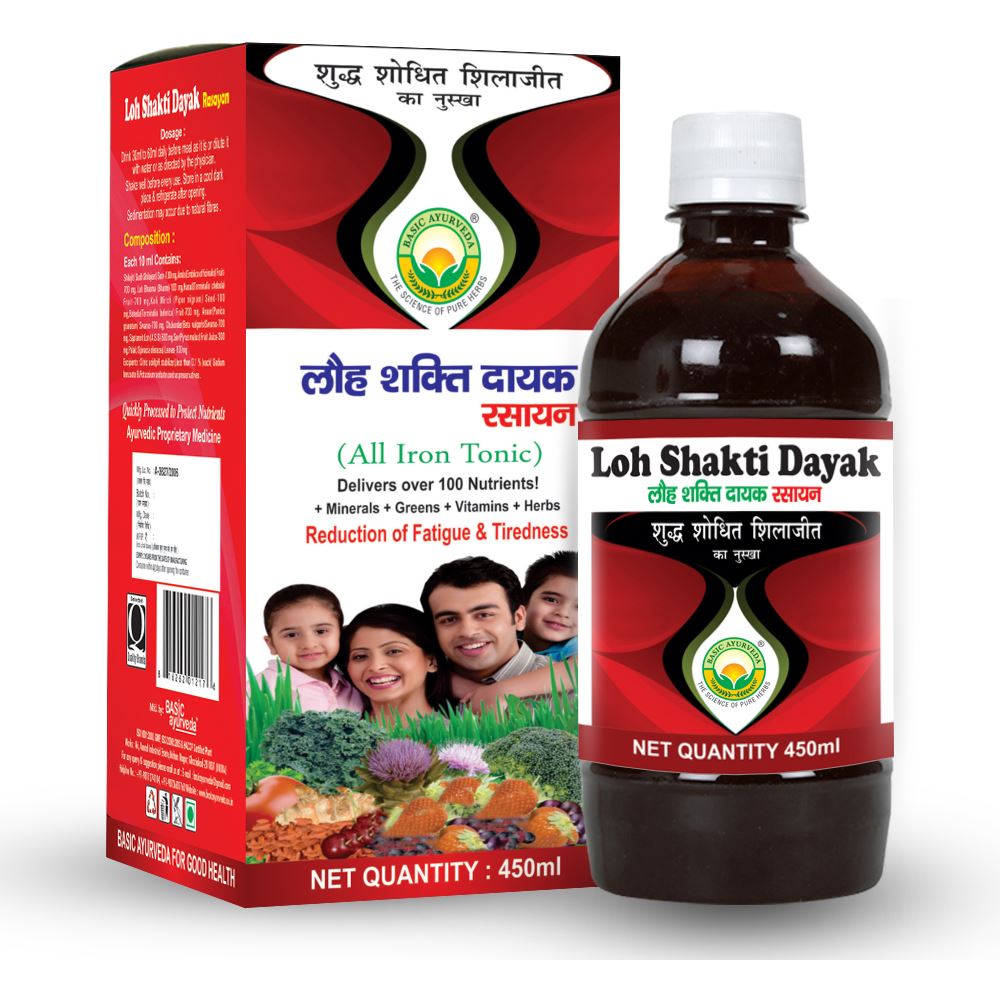 Basic Ayurveda Loh Shakti Dayak Rasayan (450ml)