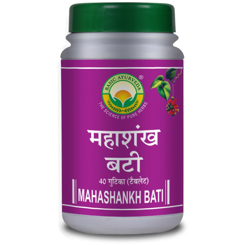 Basic Ayurveda Mahashankh Bati (40tab)