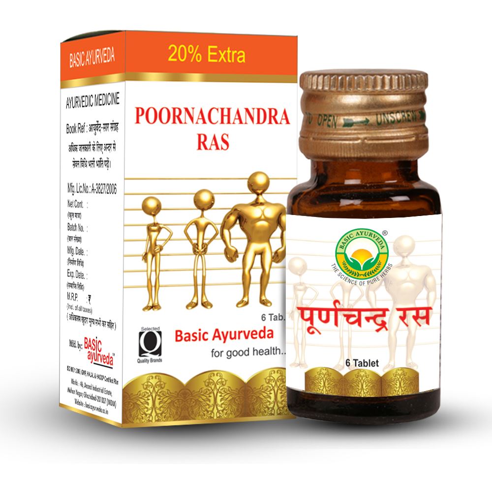 Basic Ayurveda Poornachandra Ras (6tab)