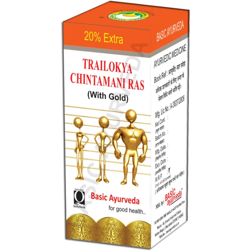 Basic Ayurveda Trailokya Chintamani Ras (6tab)