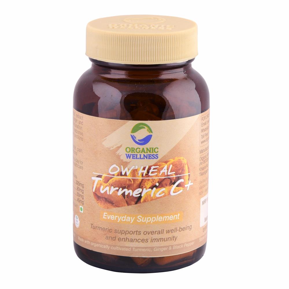 Organic Wellness Turmeric C+ Capsules (90caps)