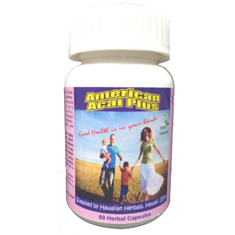 Hawaiian Herbal American Acai Plus Capsules (60caps)