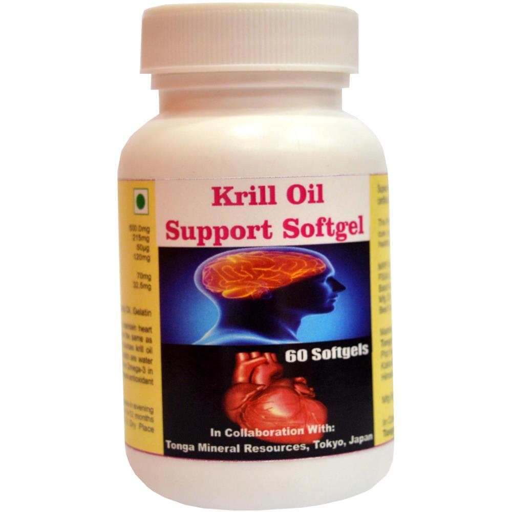 Tonga Herbs Krill Oil Support Softgel (60Soft Gels)