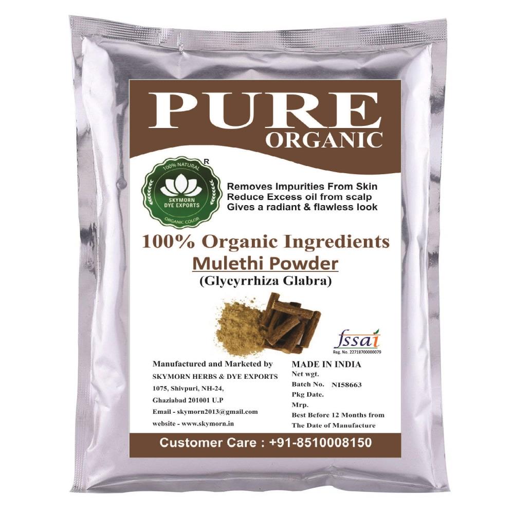 SkyMorn Pure Organic Mulathi (Licorice) Powder (100g)