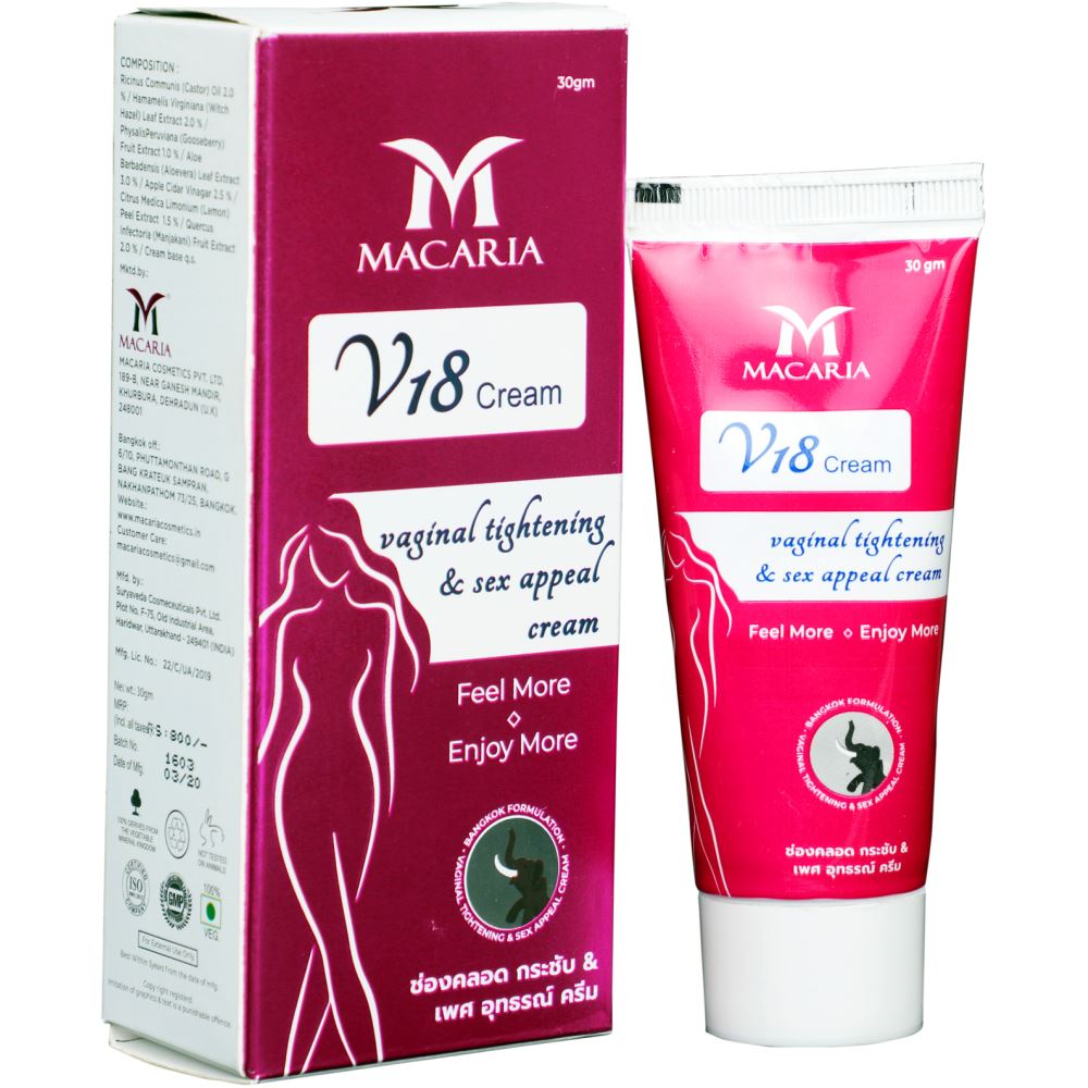 Macaria V18 Cream Gel {Vaginal Tightening & Sex Appeal Cream Gel} (30g) -  Buy Macaria V18 Cream Gel {Vaginal Tightening & Sex Appeal Cream Gel} (30g)  at price in USA | themedsfly.com