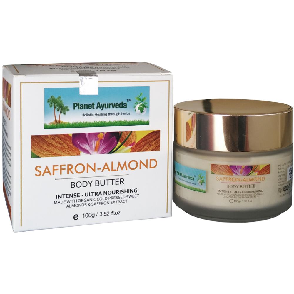 Planet Ayurveda Saffron Almond Body Butter (100g)