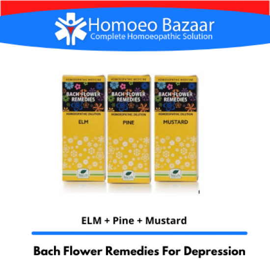 Bach Flower Remedies For Depression (ELM + Pine + Mustard)