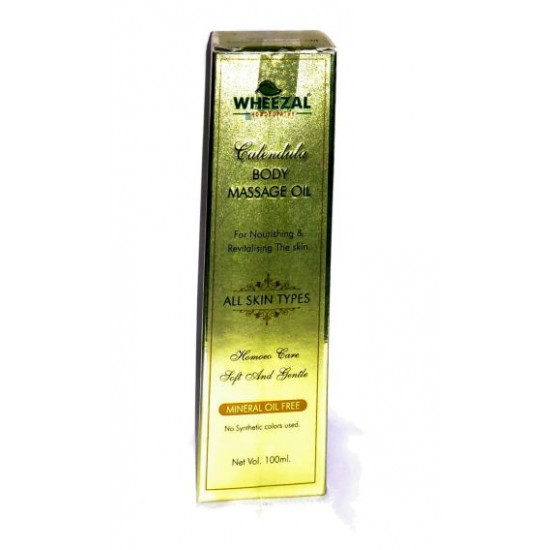 Wheezal Calendula Body Massage Oil (100ml)