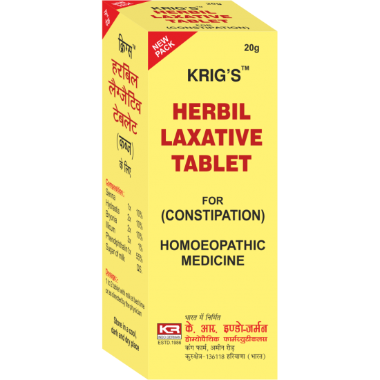 Krigs Herbil Laxative Tablet (20g)