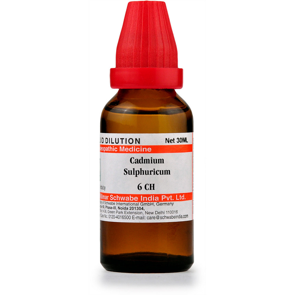 Willmar Schwabe India Cadmium Sulphuricum 6 CH (30ml)