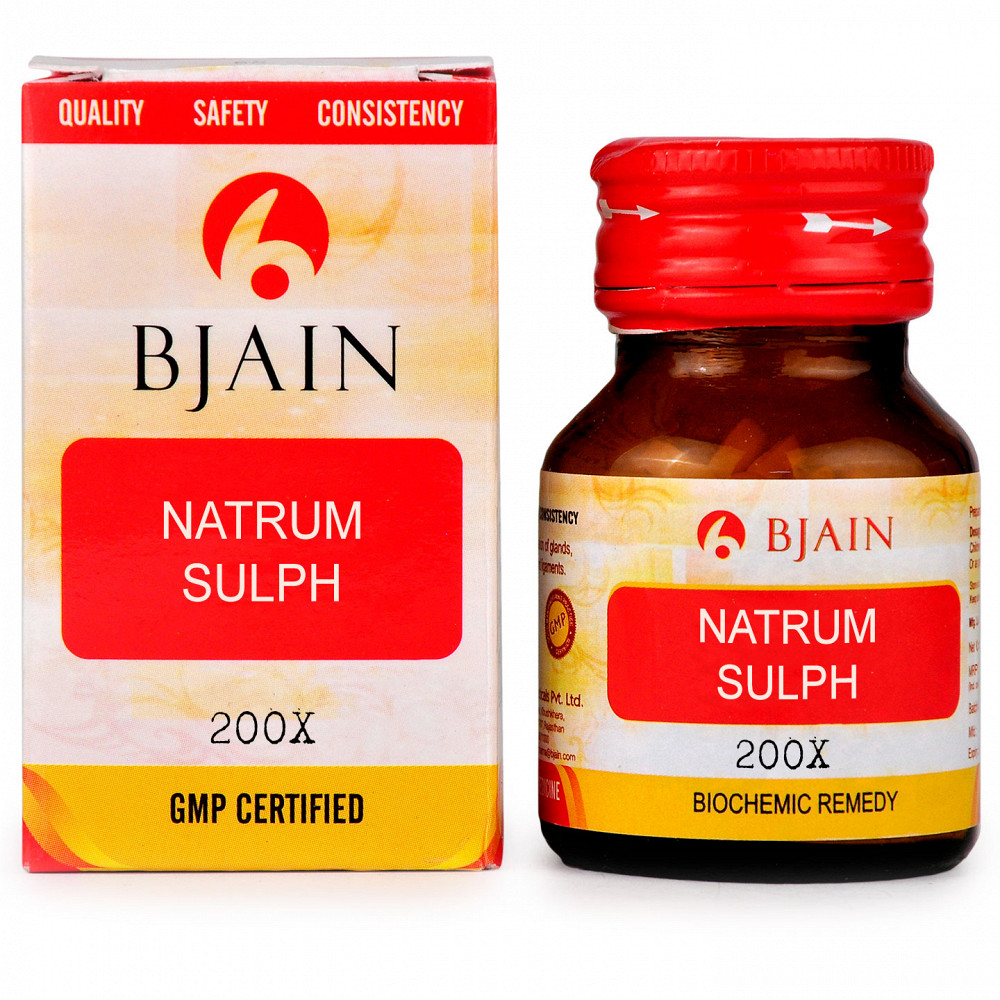 B Jain Natrum Sulph 200X (25g)