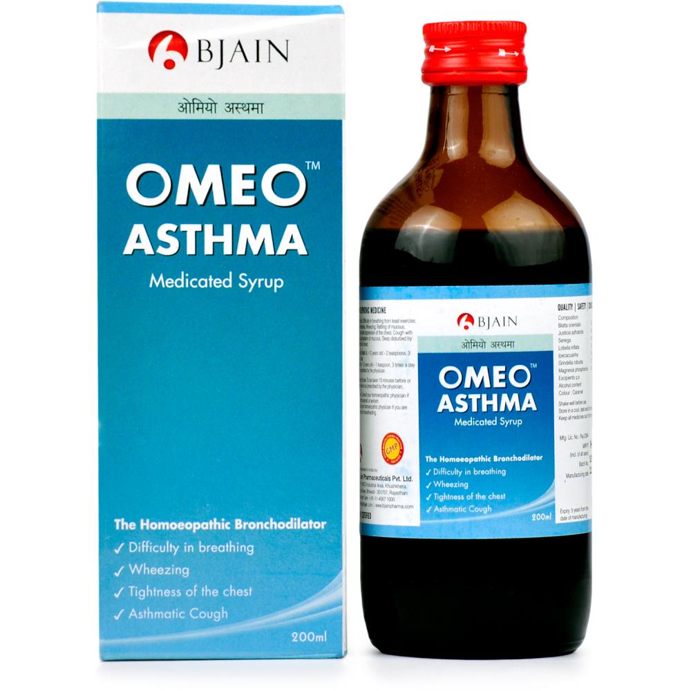 B Jain Omeo Asthma Syrup (200ml)