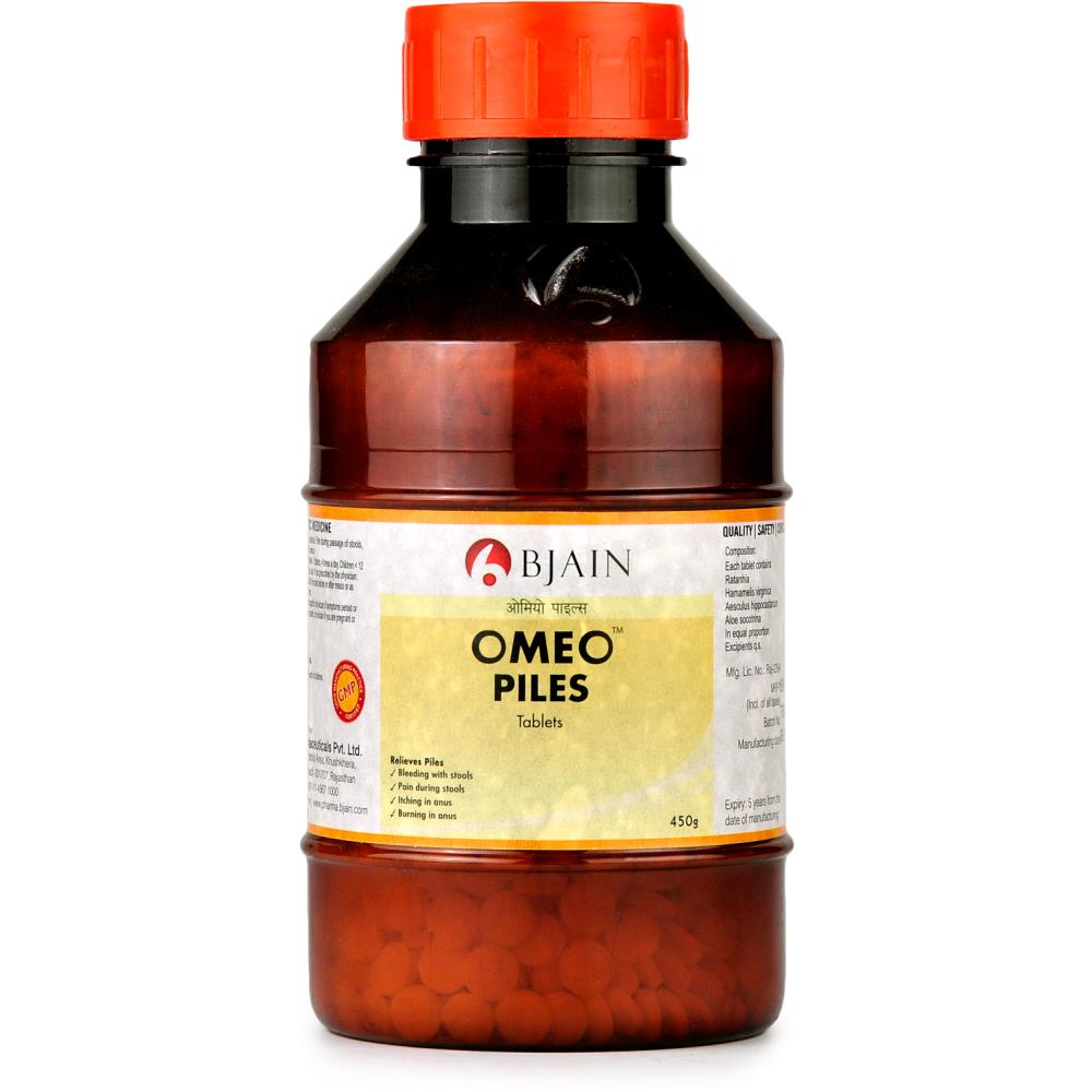 B Jain Omeo Piles Tablets (450g)