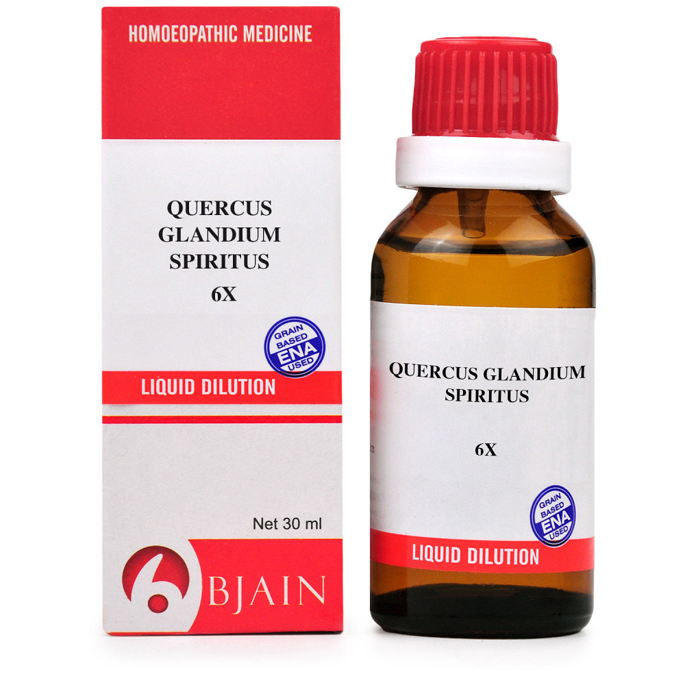 B Jain Quercus Glandium Spiritus 6X (30ml)