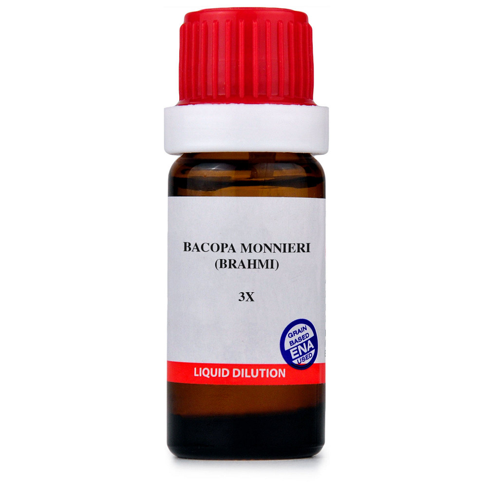 B Jain Bacopa Monnieri (Brahmi) 3X (10ml)