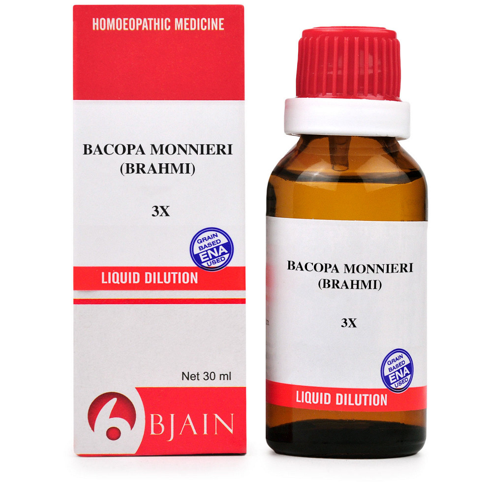 B Jain Bacopa Monnieri (Brahmi) 3X (30ml)