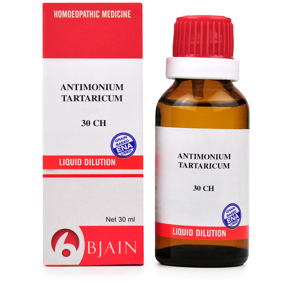 B Jain Antimonium Tartaricum 30 CH (30ml)