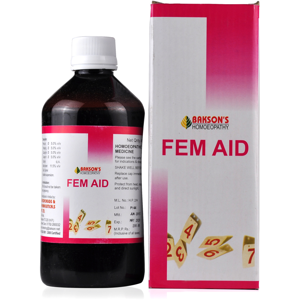 Bakson Fem Aid Syrup (450ml)