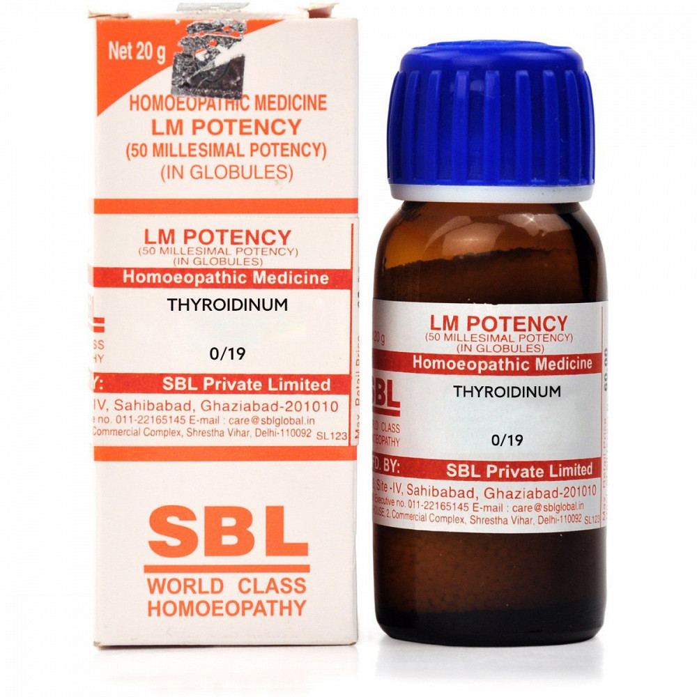 SBL Thyroidinum LM 0/19 (20g)
