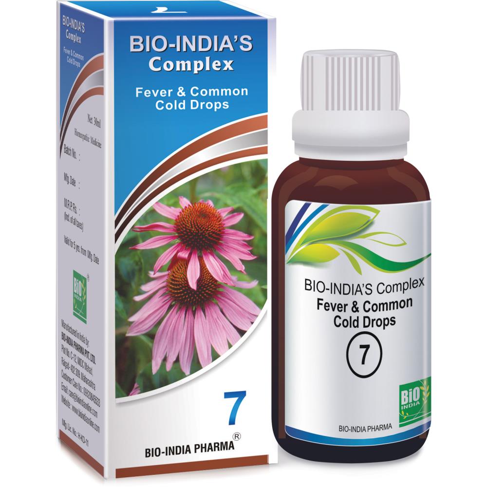 Bio India Fever & Common Cold Drops (30ml)