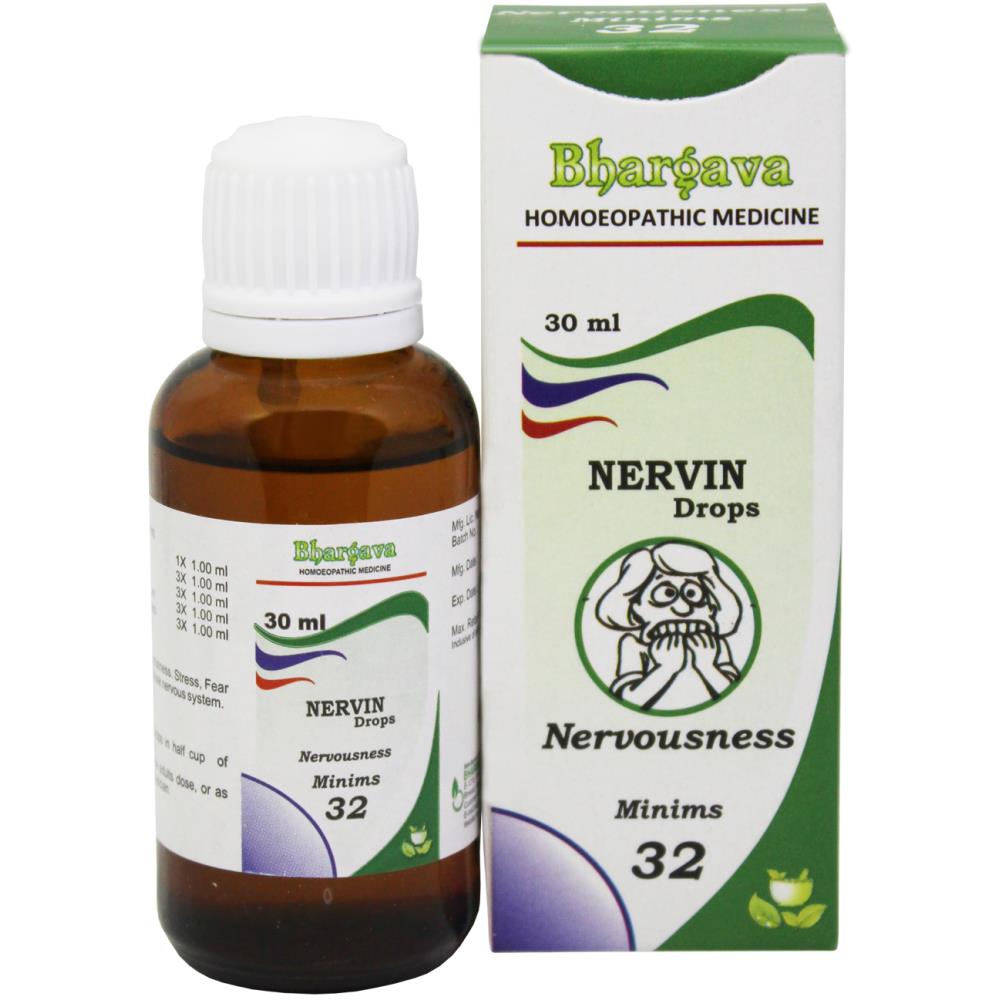 Dr. Bhargava Nervin Drops(Minims 32) (30ml)