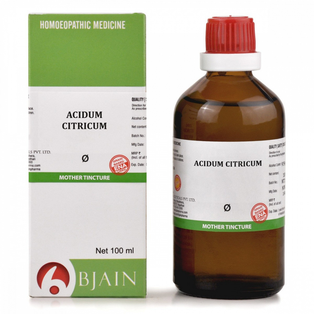 B Jain Acidum Citricum 1X (Q) (100ml)