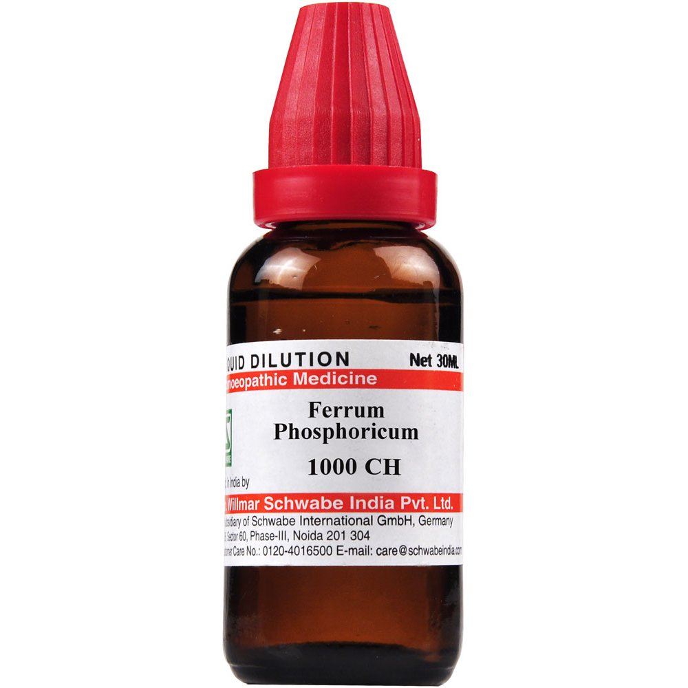 Willmar Schwabe India Ferrum Phosphoricum 1000 CH (30ml)