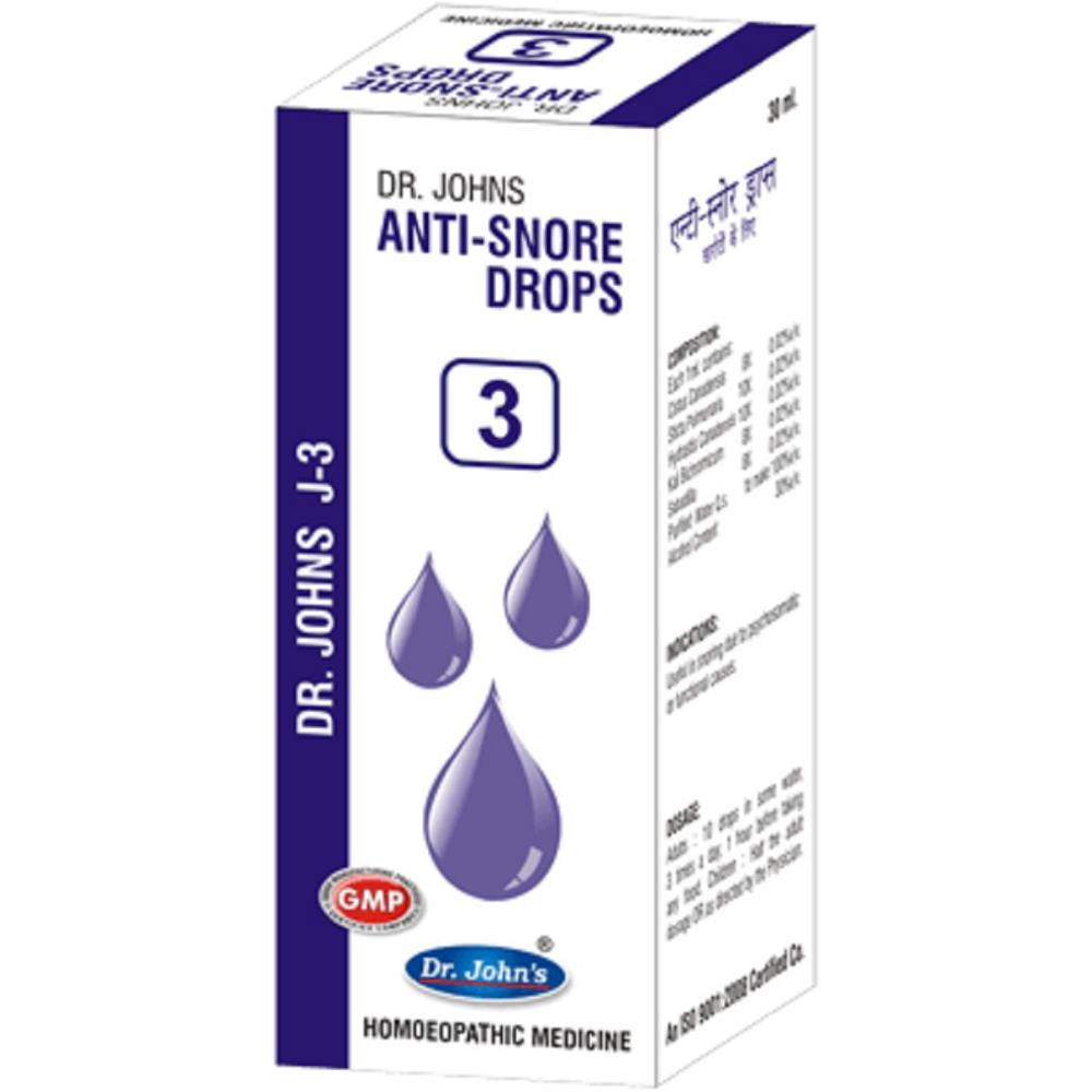 Dr John J 3 Anti-Snore Drops (30ml)