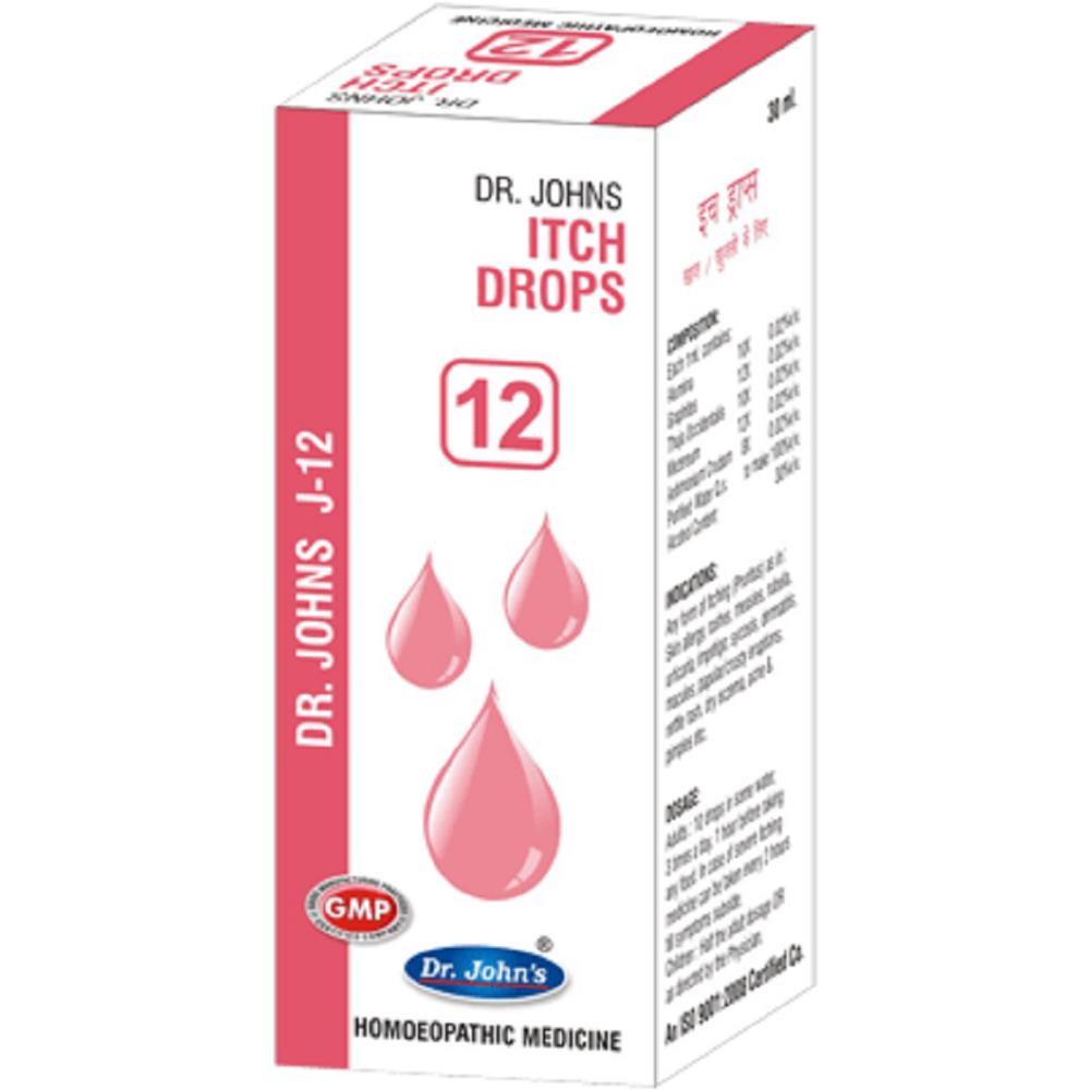 Dr John J 12 Itch Drops (30ml)