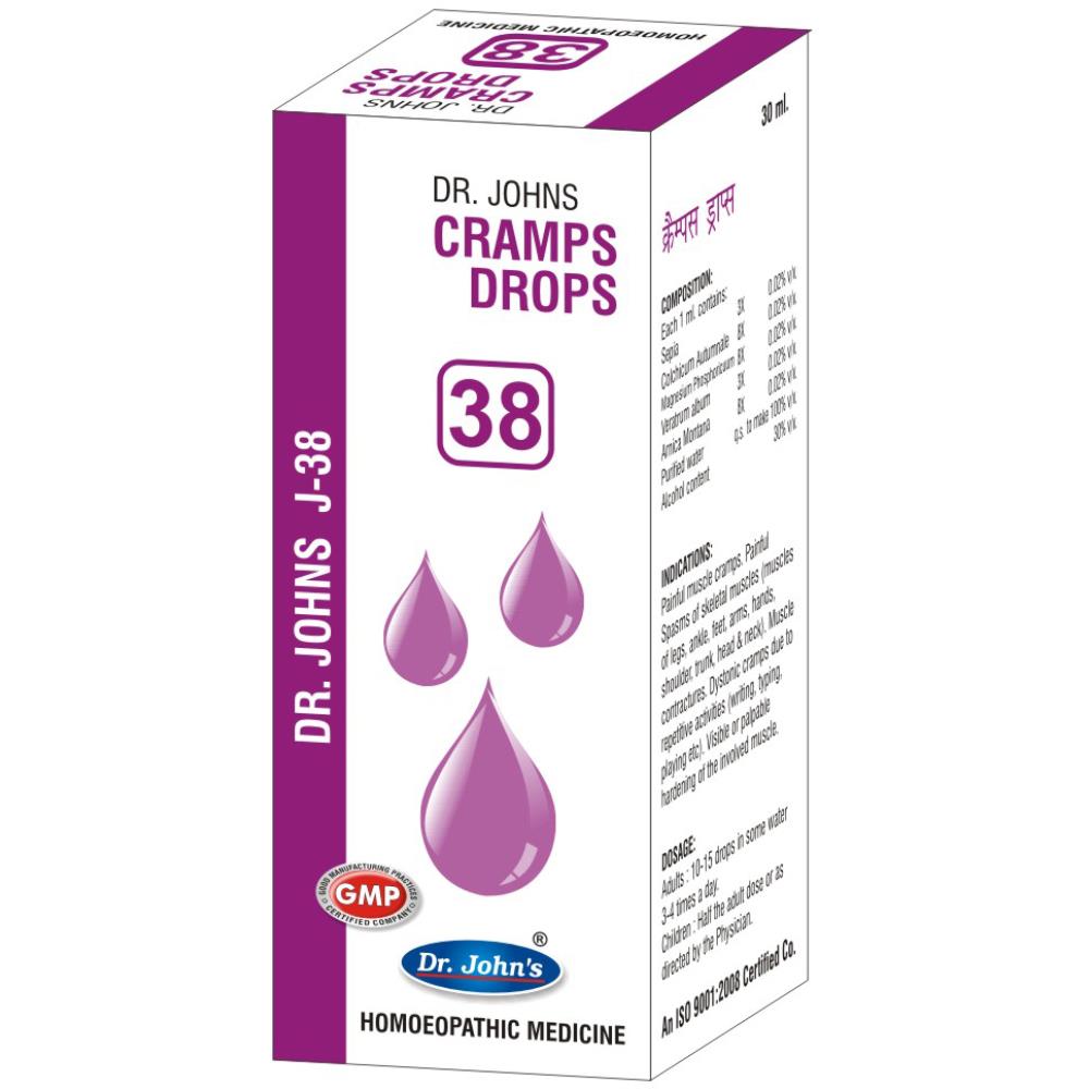 Dr John J 38 Cramps Drops (30ml)