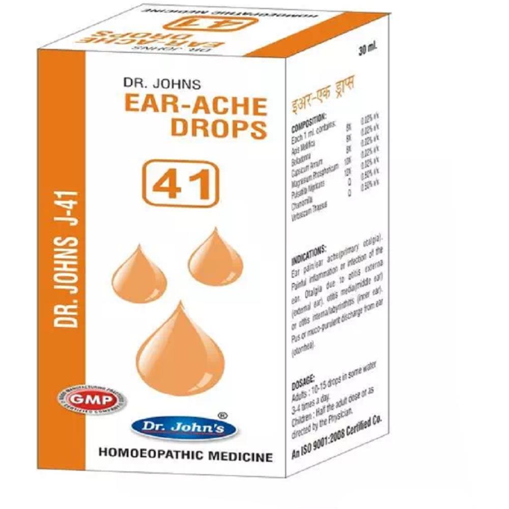 Dr John J 41 Ear-Ache Drops (30ml)